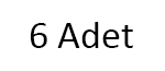 6 Adet Çubuk